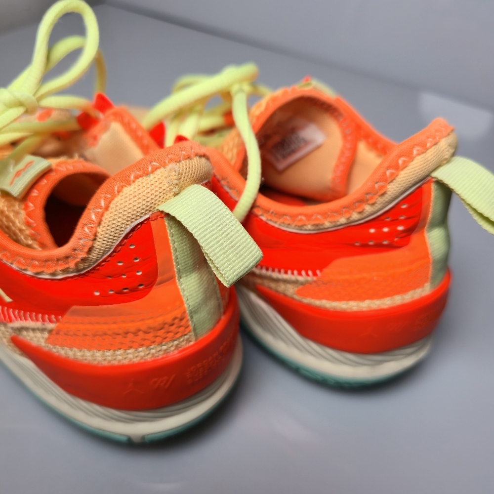 Jordan Westbrook One Take Mango Aqua Woman's Size 8.5 Tag Reads 7Y - Picture 5 of 17